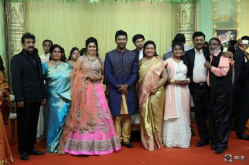 Celebs at Actor Bhagyaraj Son Wedding Reception